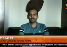 What are the various career opportunities for students who learn html5? (Founder – Amiworks Solution Pvt. Ltd. )